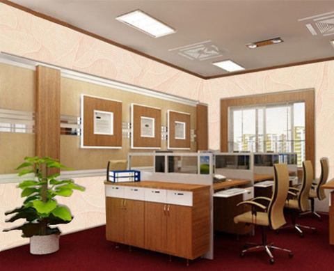 Giay dan tuong van phong